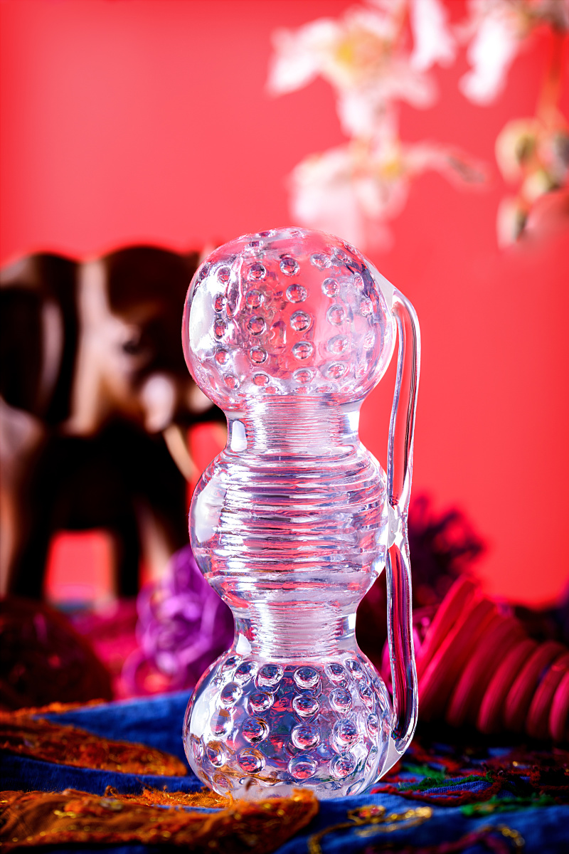 Мастурбатор нереалистичный Lingam by TOYFA  Rashmi, TPE, прозрачный, 15,5 см в магазине ESEXTOYS