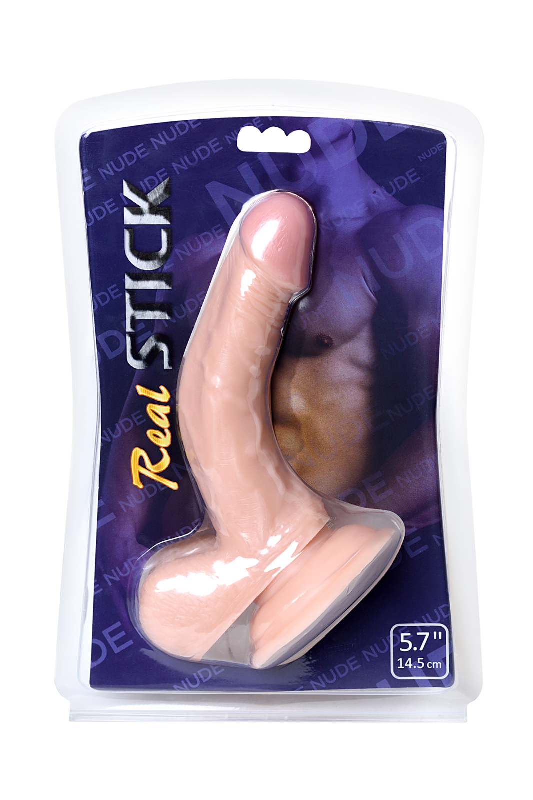 Реалистичный фаллоимитатор TOYFA RealStick Nude, PVC, телесный, 14,5 см в магазине ESEXTOYS
