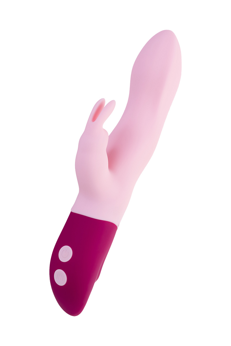 Нереалистичный вибратор Love to Love Hello Rabbit, силикон, розовый, 24,5 см. в магазине ESEXTOYS