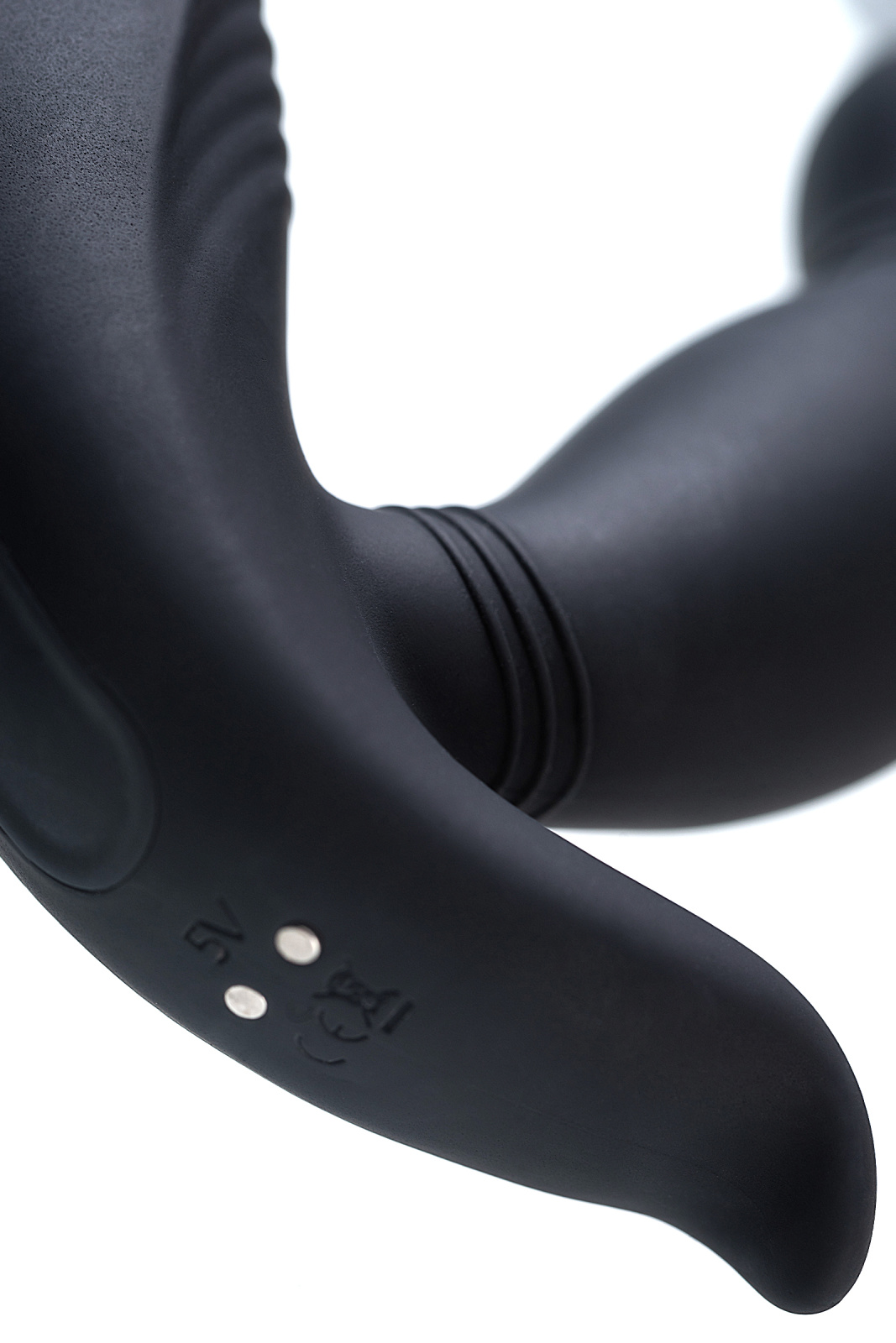 Стимулятор простаты PPPVIBE 9 W MOTOR, силикон, черный, 12 см в магазине ESEXTOYS