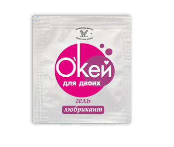 Гель-лубрикант «О'Кей для двоих», 4 г, 20 шт. в упаковке в магазине ESEXTOYS