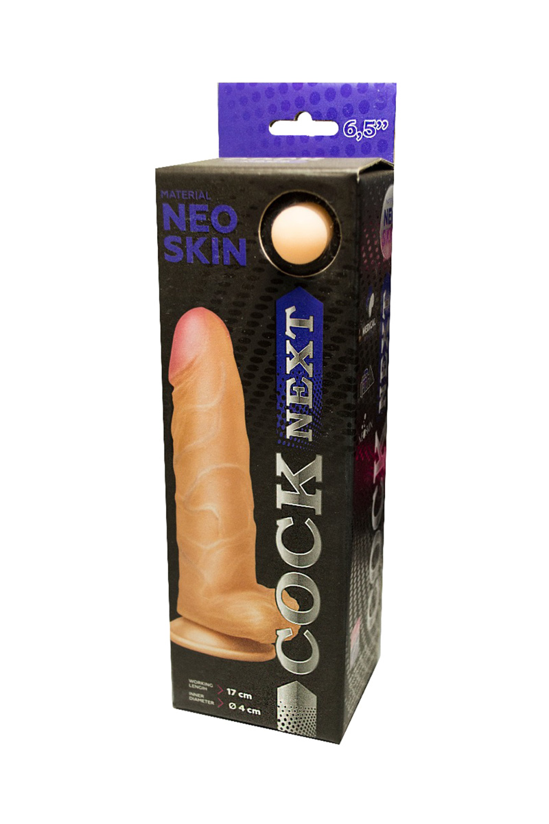 Фаллоимитатор COCK NEXT Lovetoy, TPR, телесный, 18,5 см в магазине ESEXTOYS