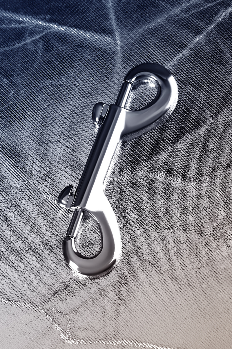 Карабин двусторонний TOYFA Metal, металл, серебряный, 9 см в магазине ESEXTOYS