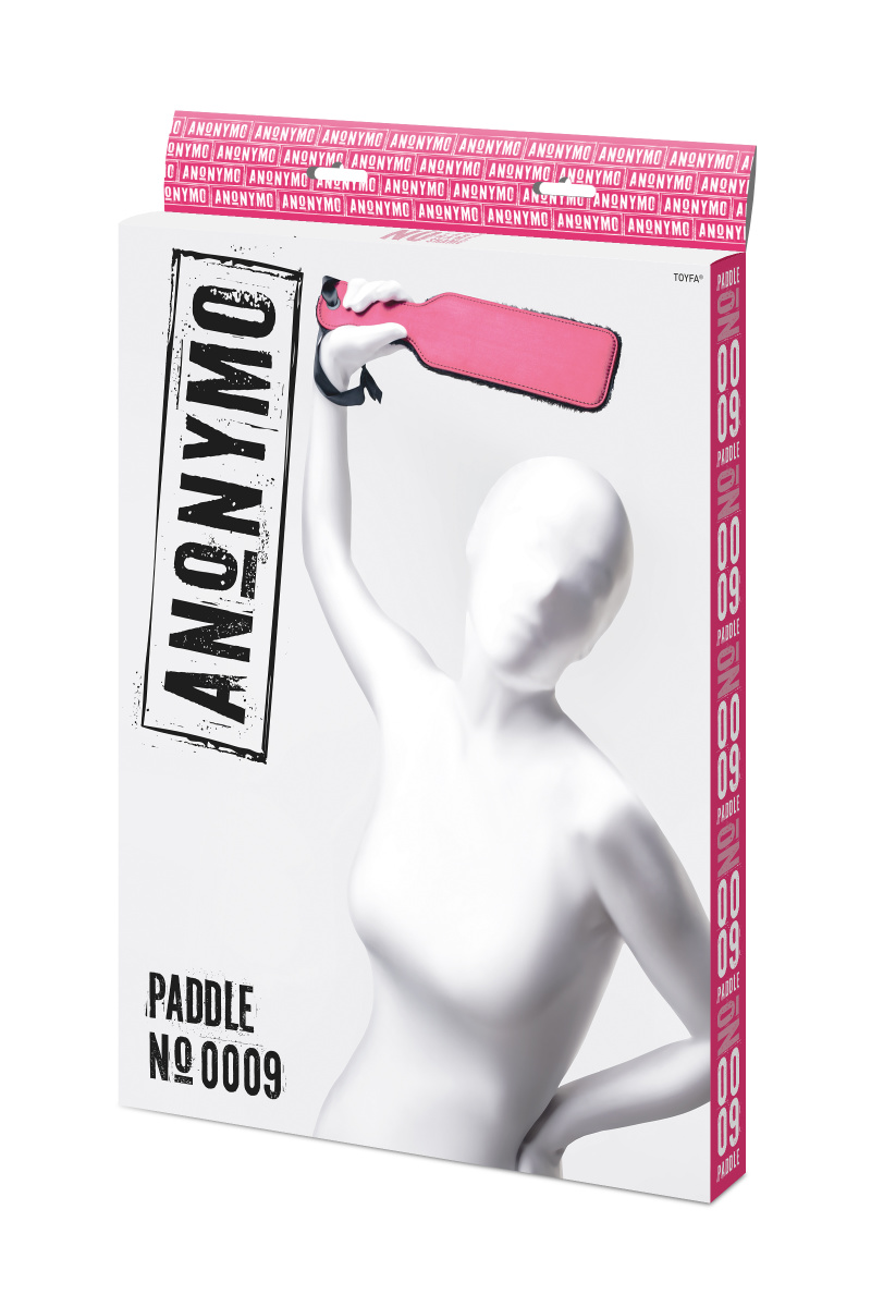 Шлепалка Anonymo #0009, полиэстер, красная, 37 см в магазине ESEXTOYS