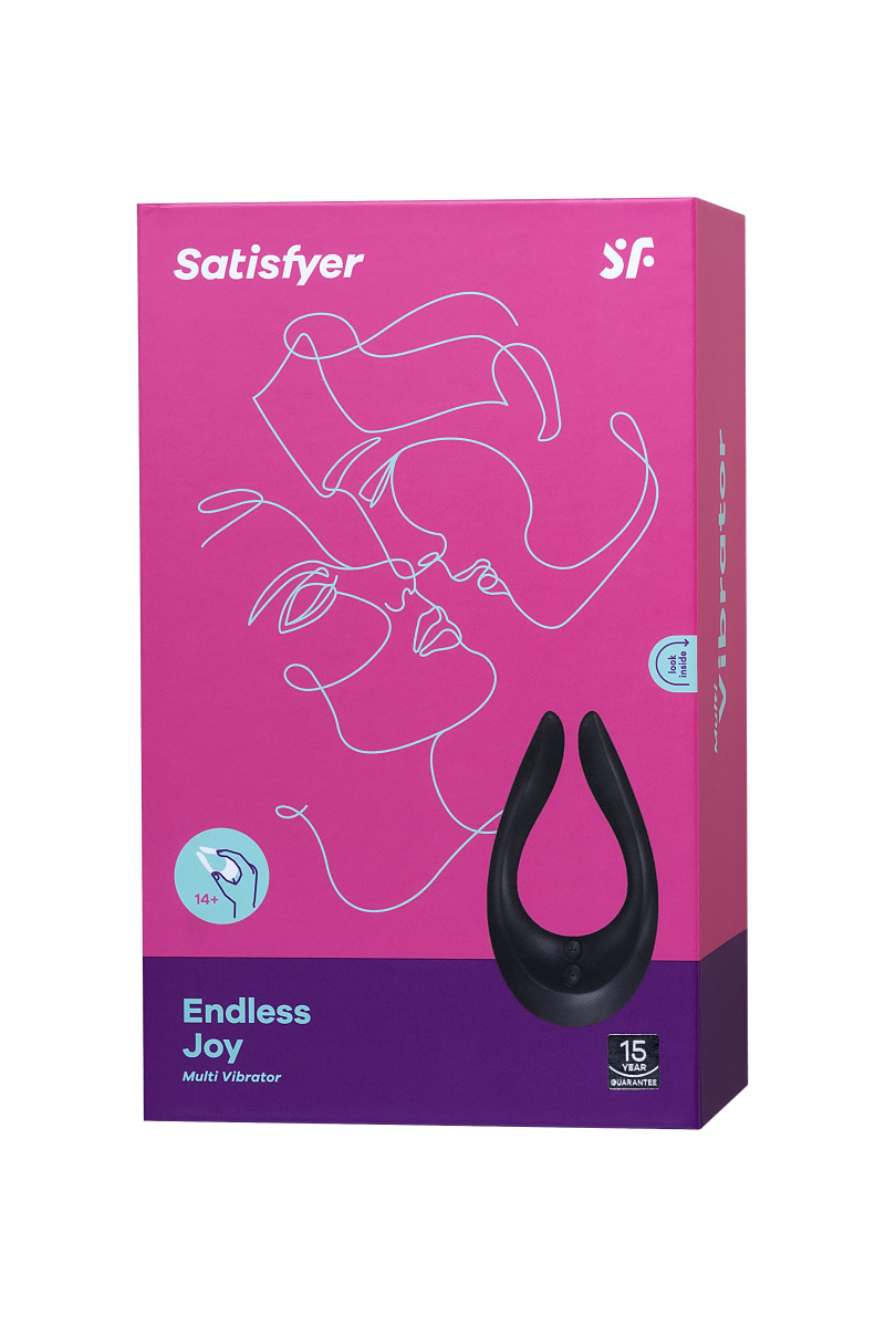 Многофункциональный стимулятор для пар Satisfyer Partner Multifun 2, силикон, чёрный, 13,5 см. в магазине ESEXTOYS