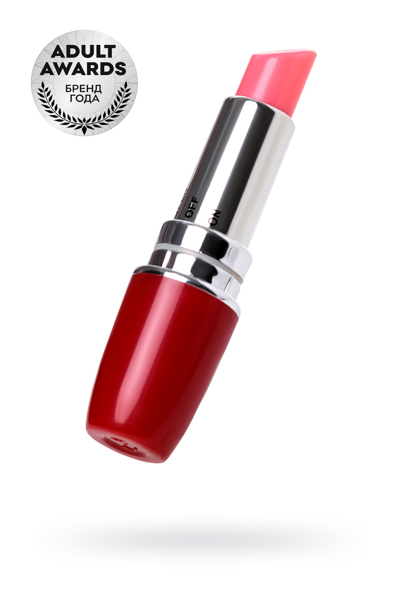 Вибромассажер A-Toys by TOYFA Lipstick, ABS пластик, красный, 9 см в магазине ESEXTOYS