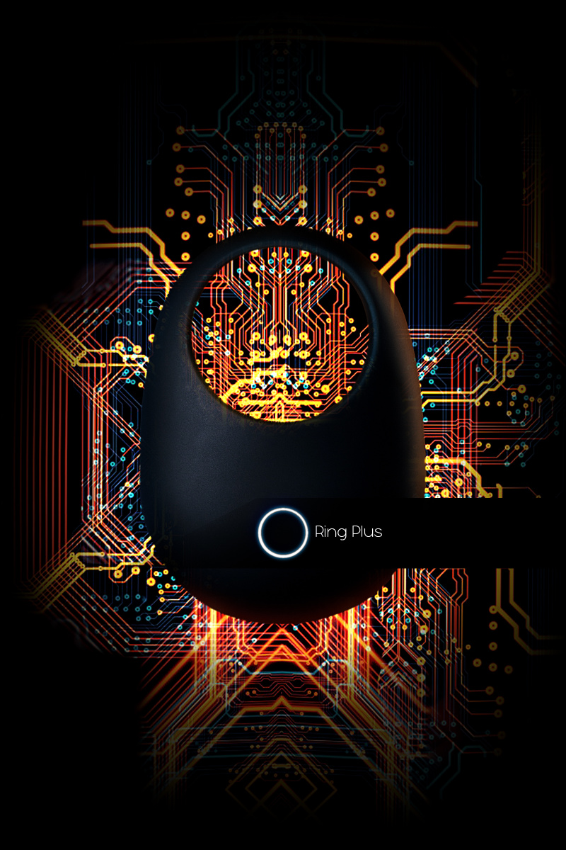 Эрекционное кольцо на пенис OIVITA, ORing Plus, силикон, черный, 6.5  см в магазине ESEXTOYS