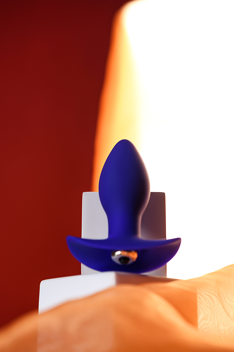Анальная вибровтулка ToDo by Toyfa Fancy, силикон, синий, 10,7 см, Ø 3,5 см в магазине ESEXTOYS