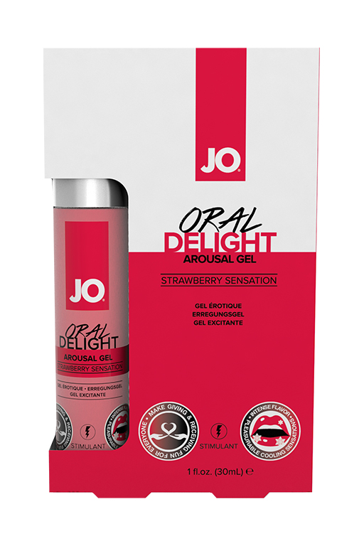 Стимулирующий гель для оральных ласк с десенсибилизацией / Oral Delight Strawberry Sensation - 30 мл в магазине ESEXTOYS