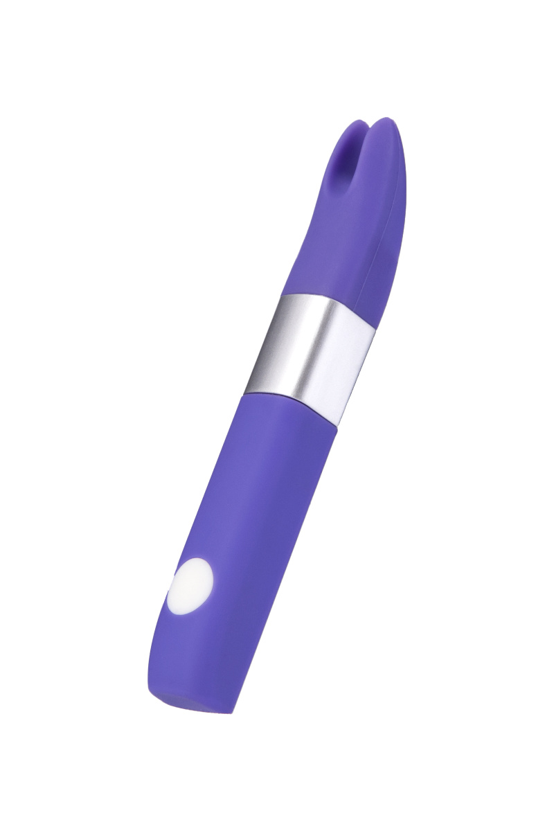 Вибратор клиторальный Qvibry, силикон, фиолетовый, 12 см в магазине ESEXTOYS