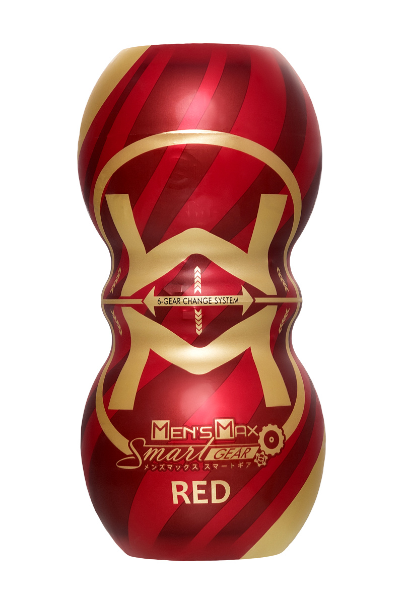 Мастурбатор нереалистичный MensMax Smart Gear RED, TPE, белый, 15 см в магазине ESEXTOYS