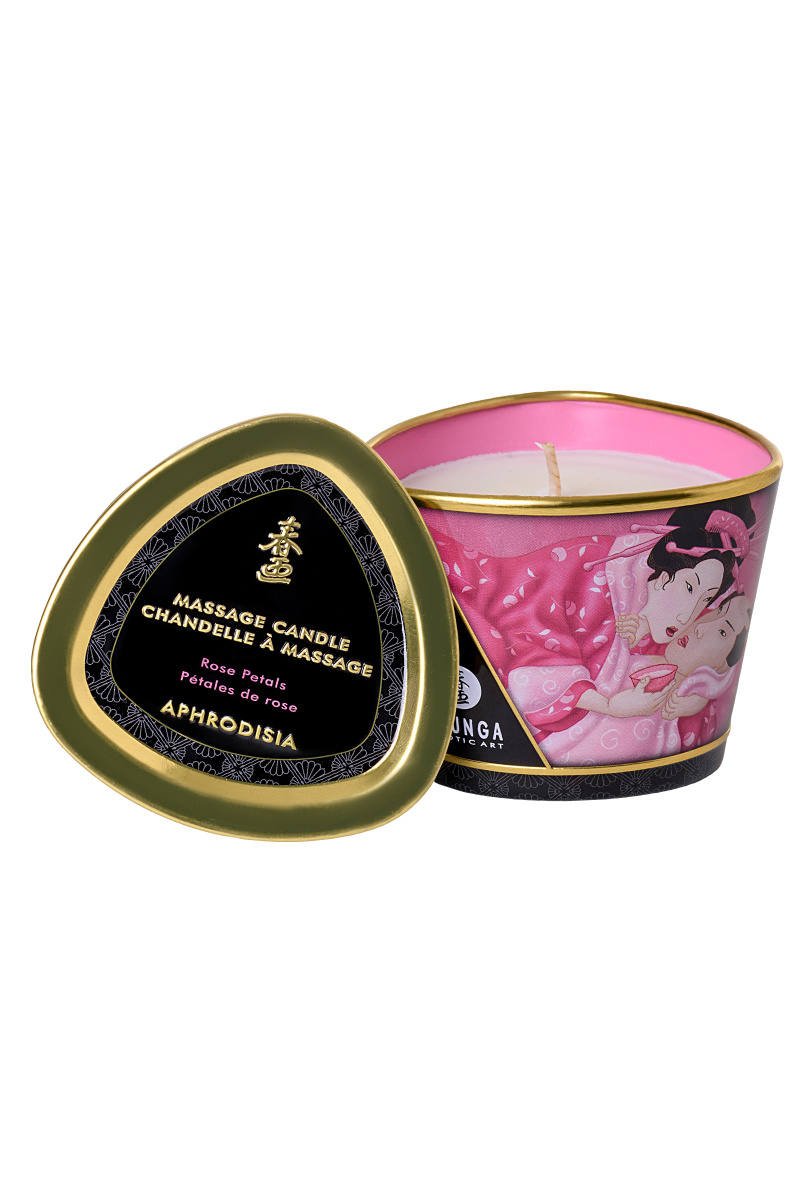 Массажное аромамасло Shunga Aphrodisia, роза, 170 мл в магазине ESEXTOYS
