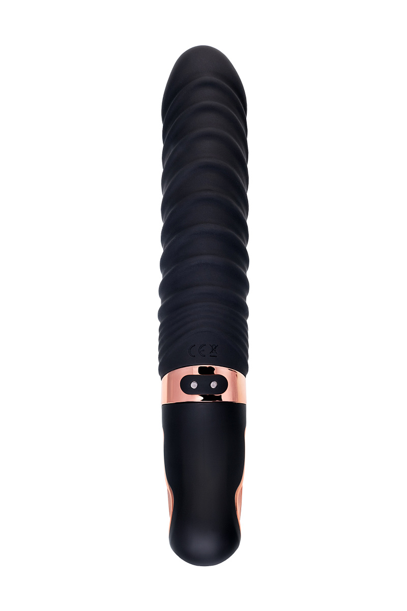 Нереалистичный вибратор WANAME D-SPLASH HURRICANE, силикон, черный, 22,5 см в магазине ESEXTOYS