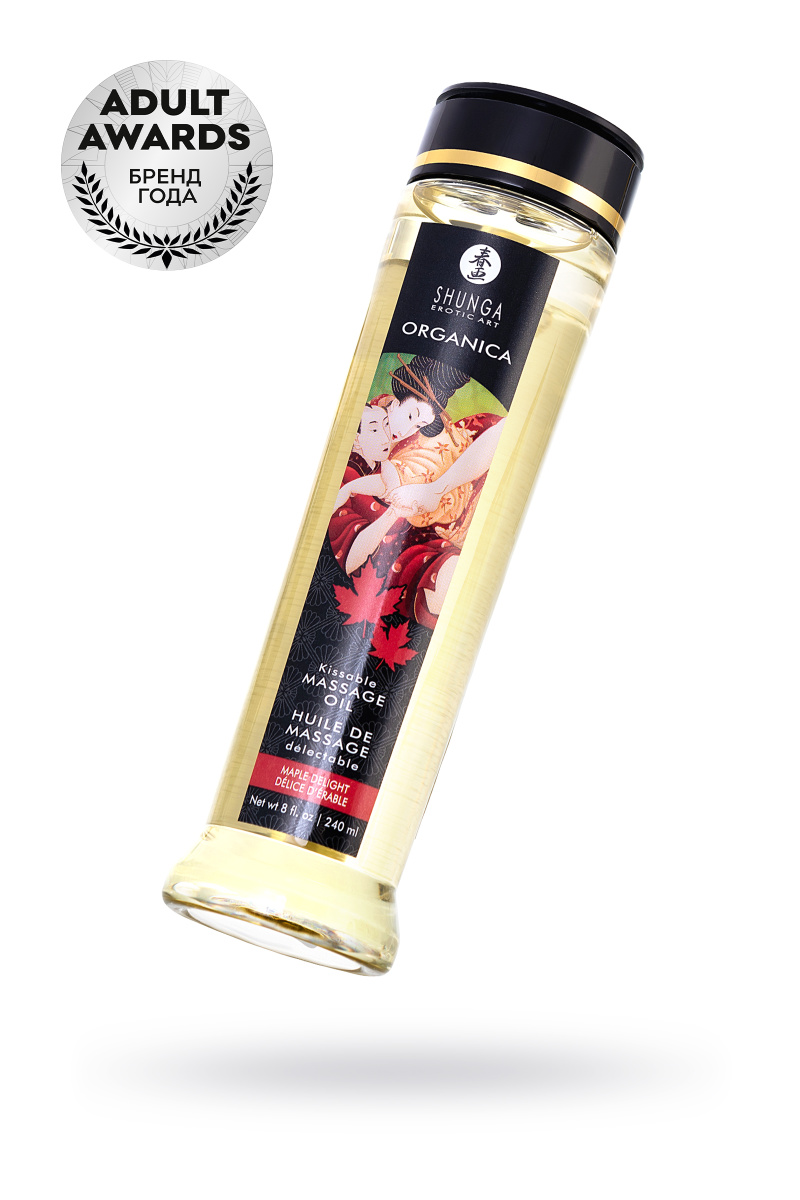 Масло для массажа Shunga Organica Maple Delight, возбуждающее, 240 мл в магазине ESEXTOYS