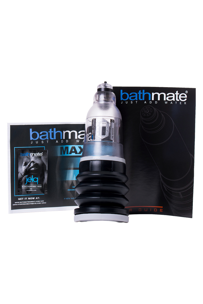 Гидропомпа Bathmate HYDROMAX3, ABS пластик, прозрачная, 22 см в магазине ESEXTOYS