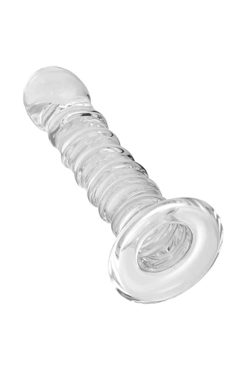 Нереалистичный фаллоимитатор Sexus Glass, стекло, прозрачный, 16 см в магазине ESEXTOYS