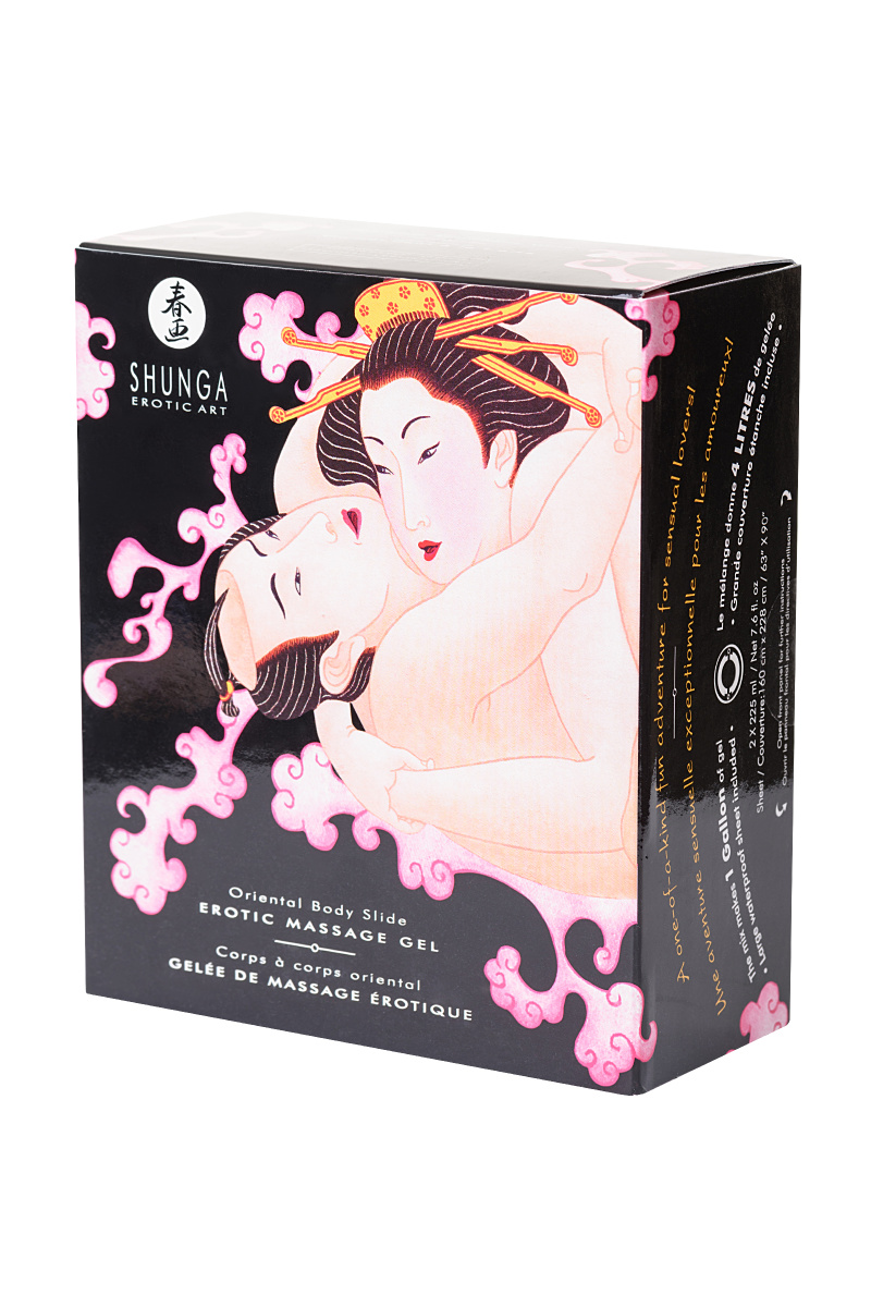 Массажный гель 2 в 1 Shunga, для скользкого секса, клубника в магазине ESEXTOYS