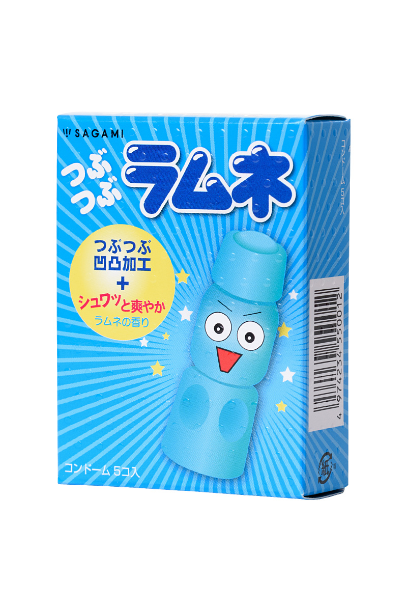 Презервативы Sagami, lemonade, латекс, 19 см, 5,5 см, 5 шт. в магазине ESEXTOYS