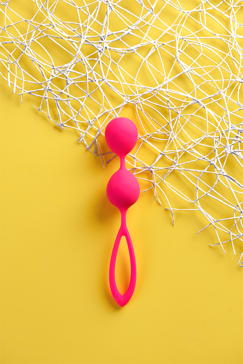 Вагинальные шарики A-Toys by TOYFA Rai, силикон, розовые, 17 см в магазине ESEXTOYS