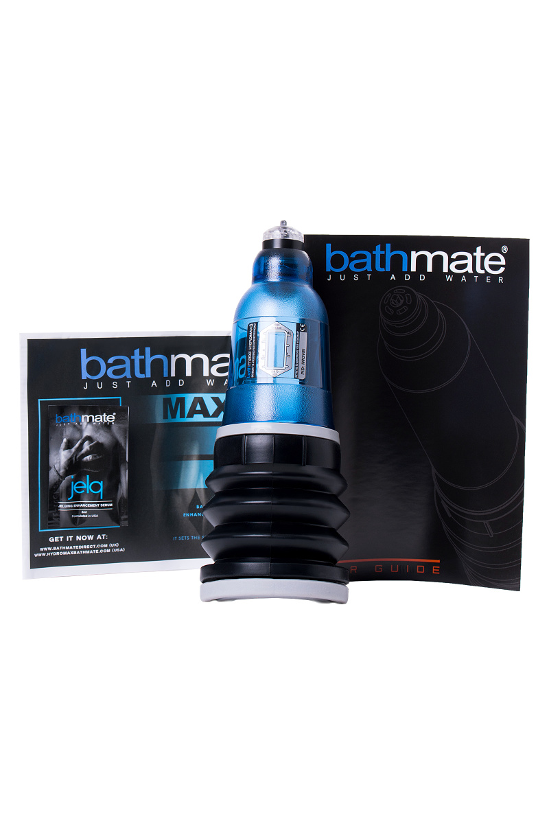 Гидропомпа Bathmate HYDROMAX3, ABS пластик, голубая, 22 см в магазине ESEXTOYS