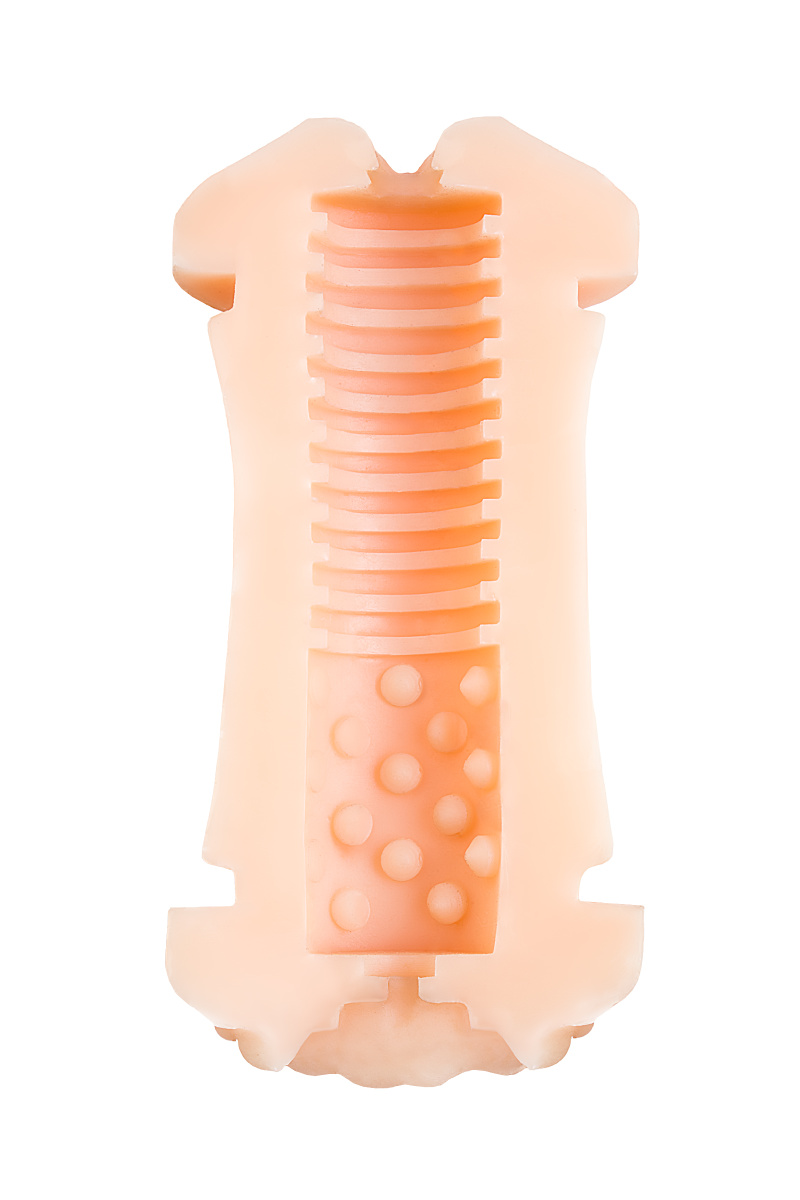 Мастурбатор двусторонний JOS NADIN, TPR, телесный, 14,5 см в магазине ESEXTOYS