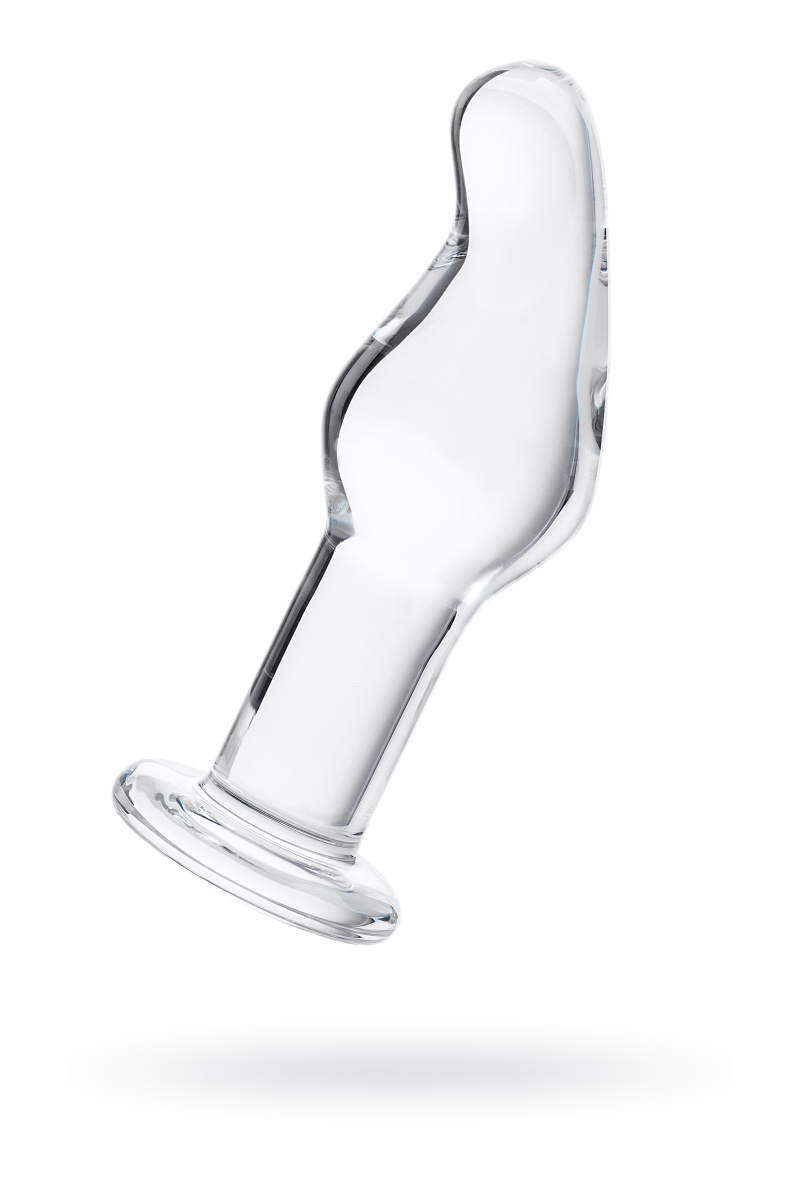 Анальная втулка Sexus Glass, стекло, прозрачная, 14,5 см, Ø 4 см в магазине ESEXTOYS