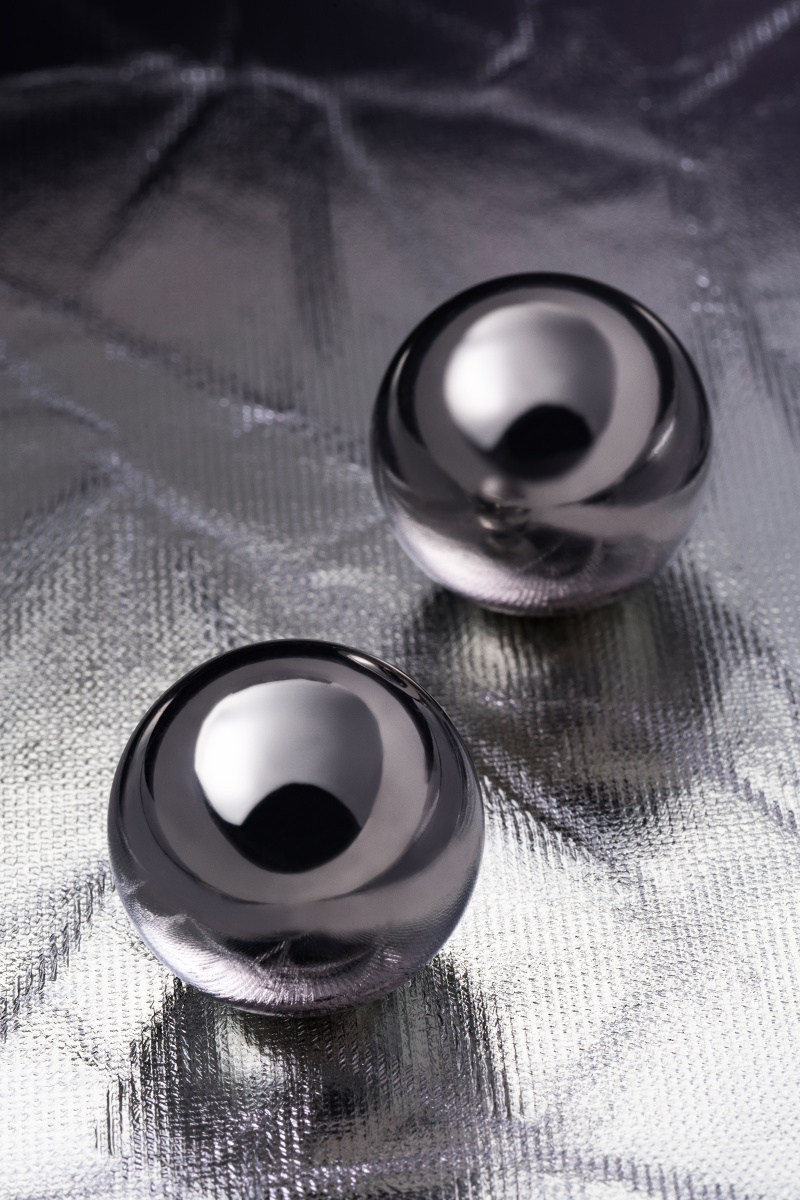Вагинальные шарики Metal by TOYFA, металл, серебряные, Ø 2,5 см в магазине ESEXTOYS