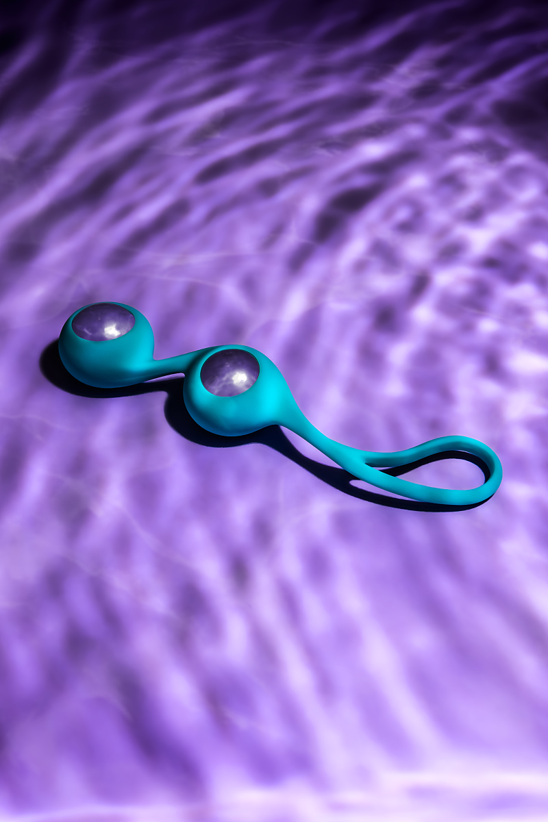 Вагинальные шарики L'EROINA by TOYFA Futa, силикон, голубой, 11 см в магазине ESEXTOYS