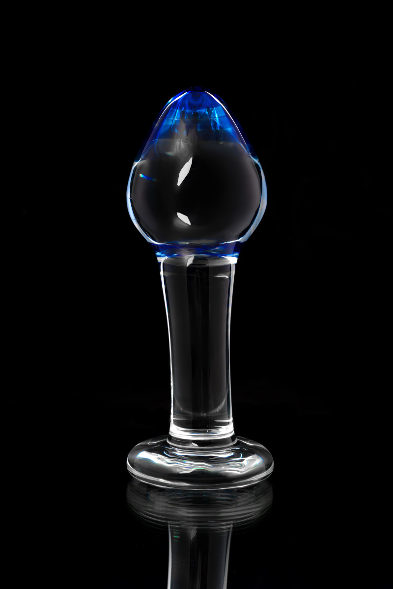 Анальная втулка Sexus Glass, стекло, прозрачная, 11,5 см, Ø 4 см в магазине ESEXTOYS