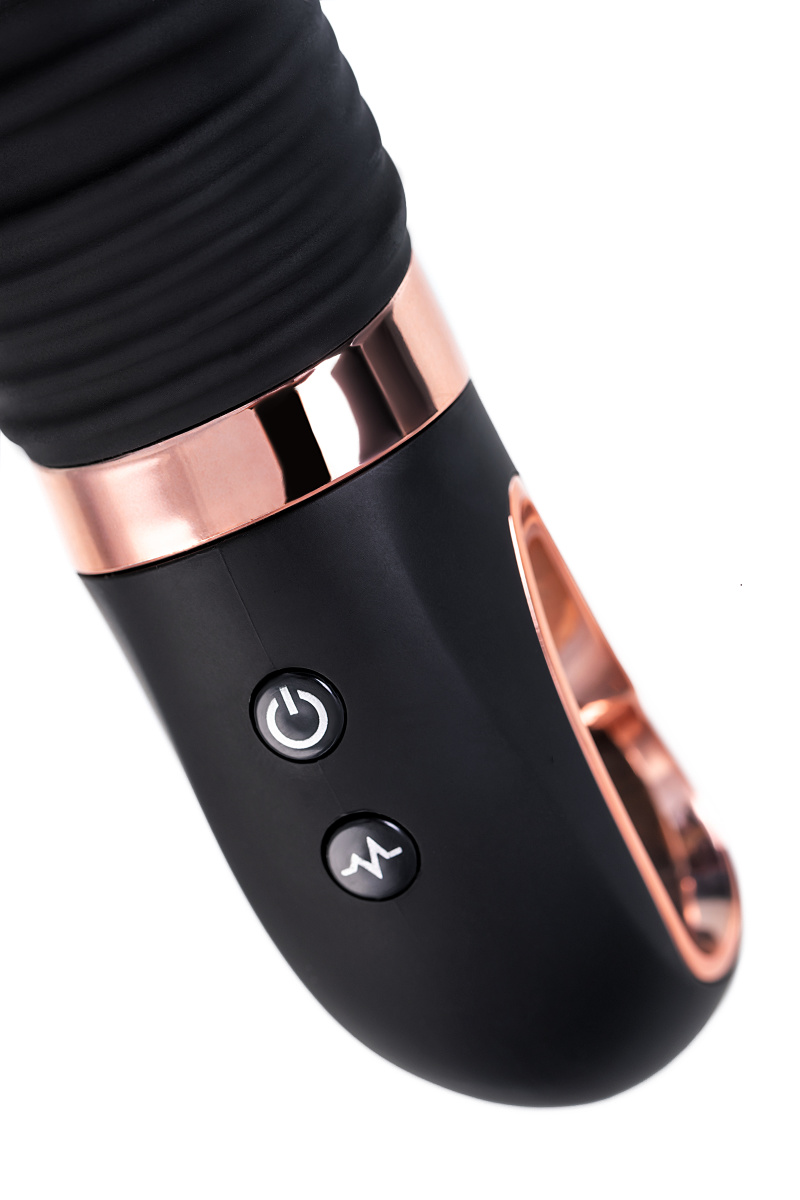 Нереалистичный вибратор WANAME D-SPLASH HURRICANE, силикон, черный, 22,5 см в магазине ESEXTOYS