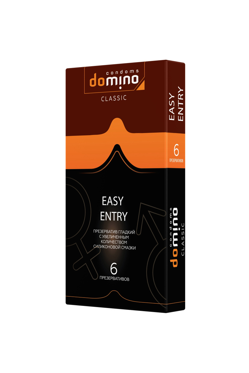 Презервативы Domino, classic, easy entry, латекс, 18 см, 5,2 см, 6 шт. в магазине ESEXTOYS