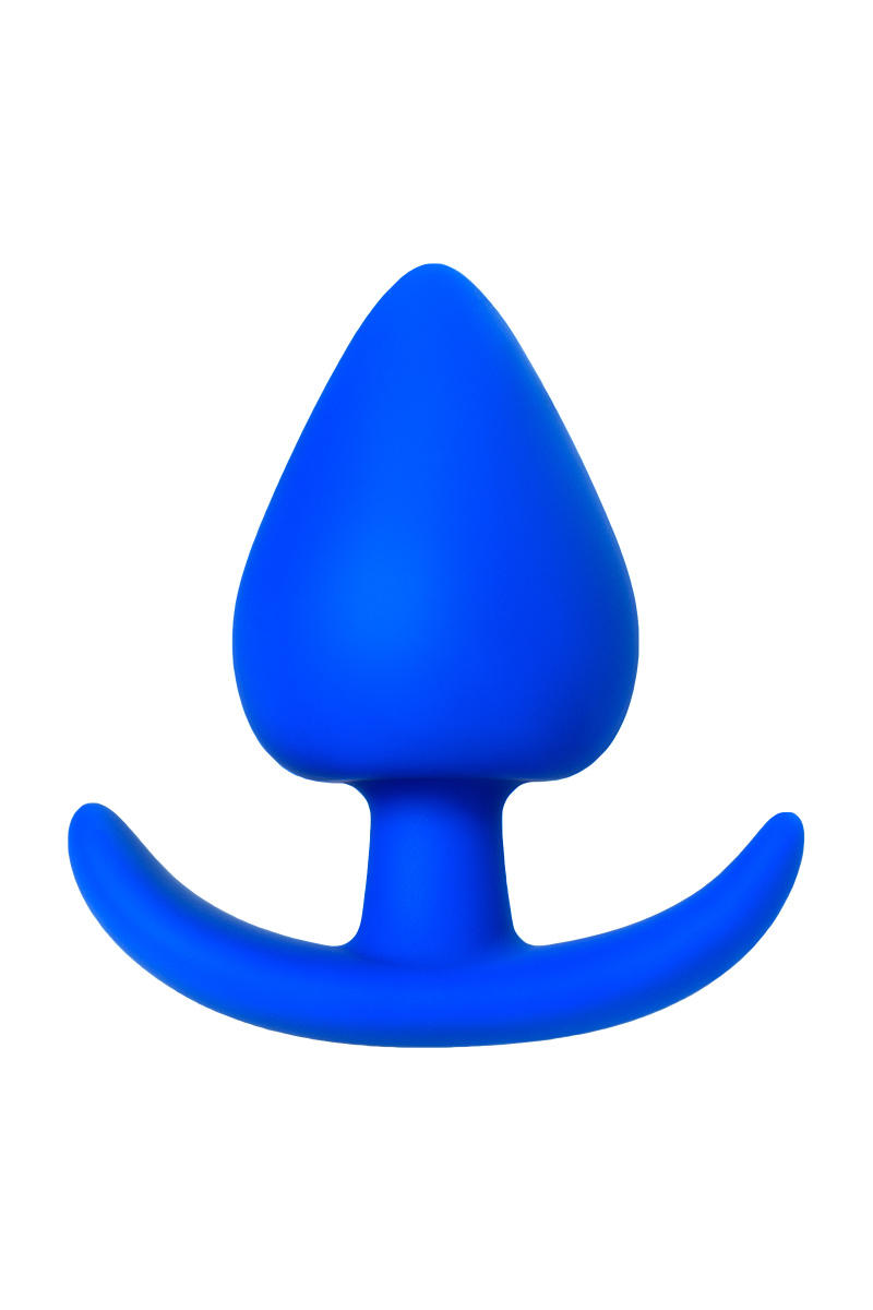 Анальная пробка A-Toys by TOYFA Nosh, силикон, синяя, 8,3 см в магазине ESEXTOYS