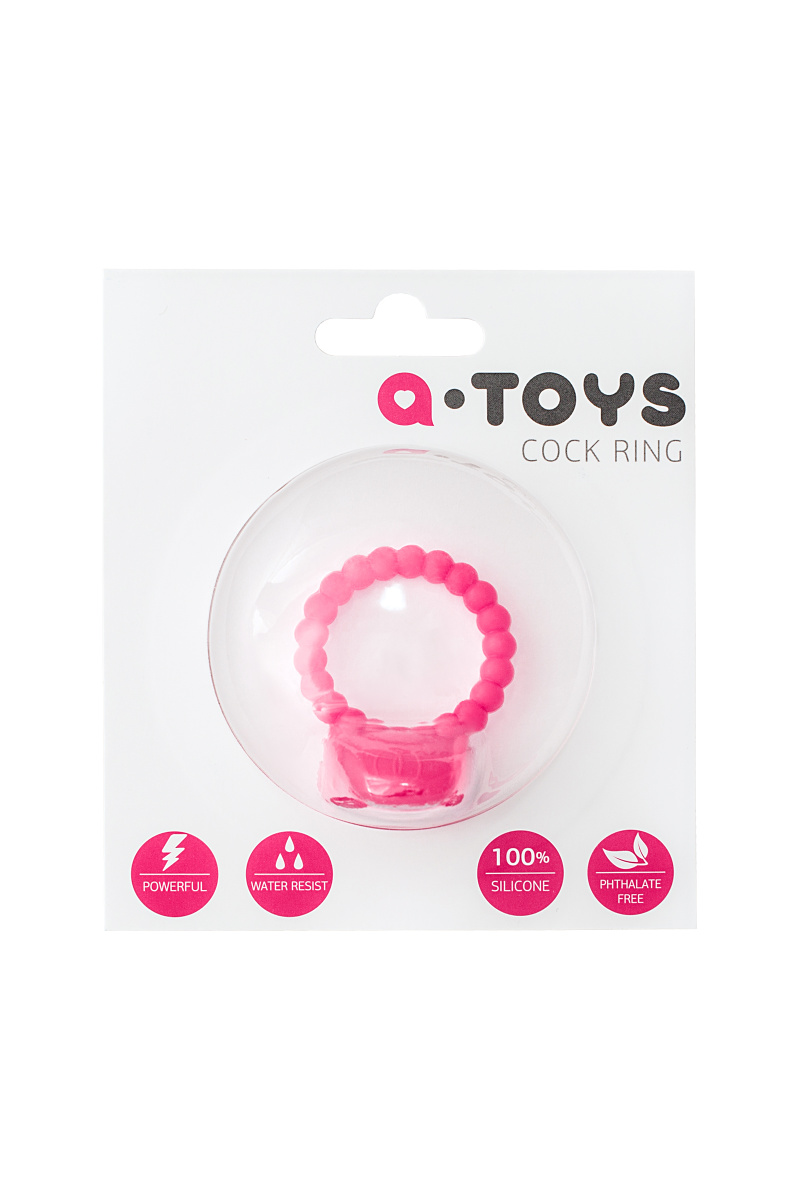 Эрекционное кольцо на пенис TOYFA A-Toys, силикон, розовый, Ø 3,5 см в магазине ESEXTOYS