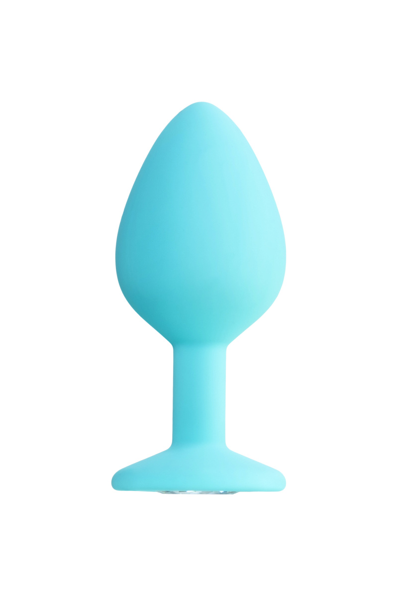 Анальная втулка ToDo by Toyfa Brilliant, силикон, голубая, 8 см, Ø 3 см, 50 г в магазине ESEXTOYS