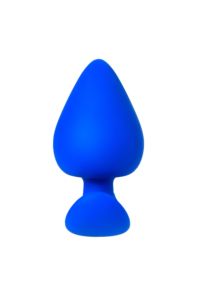 Анальная пробка A-Toys by TOYFA Nosh, силикон, синяя, 8,3 см в магазине ESEXTOYS