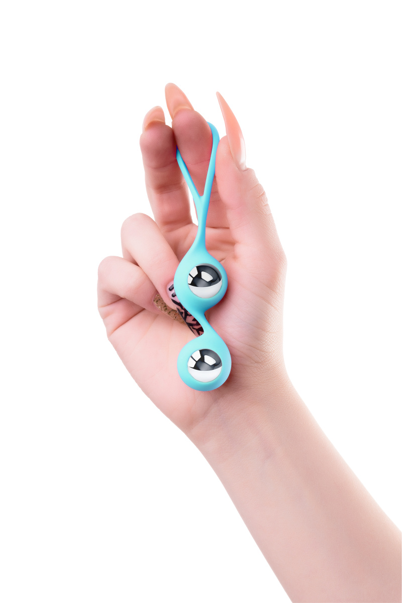 Вагинальные шарики L'EROINA by TOYFA Futa, силикон, голубой, 11 см в магазине ESEXTOYS