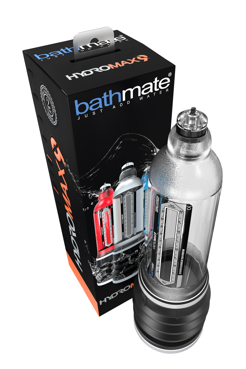 Гидропомпа Bathmate HYDROMAX9, ABS пластик, прозрачная, 32,5 см (аналог Hydromax X40) в магазине ESEXTOYS