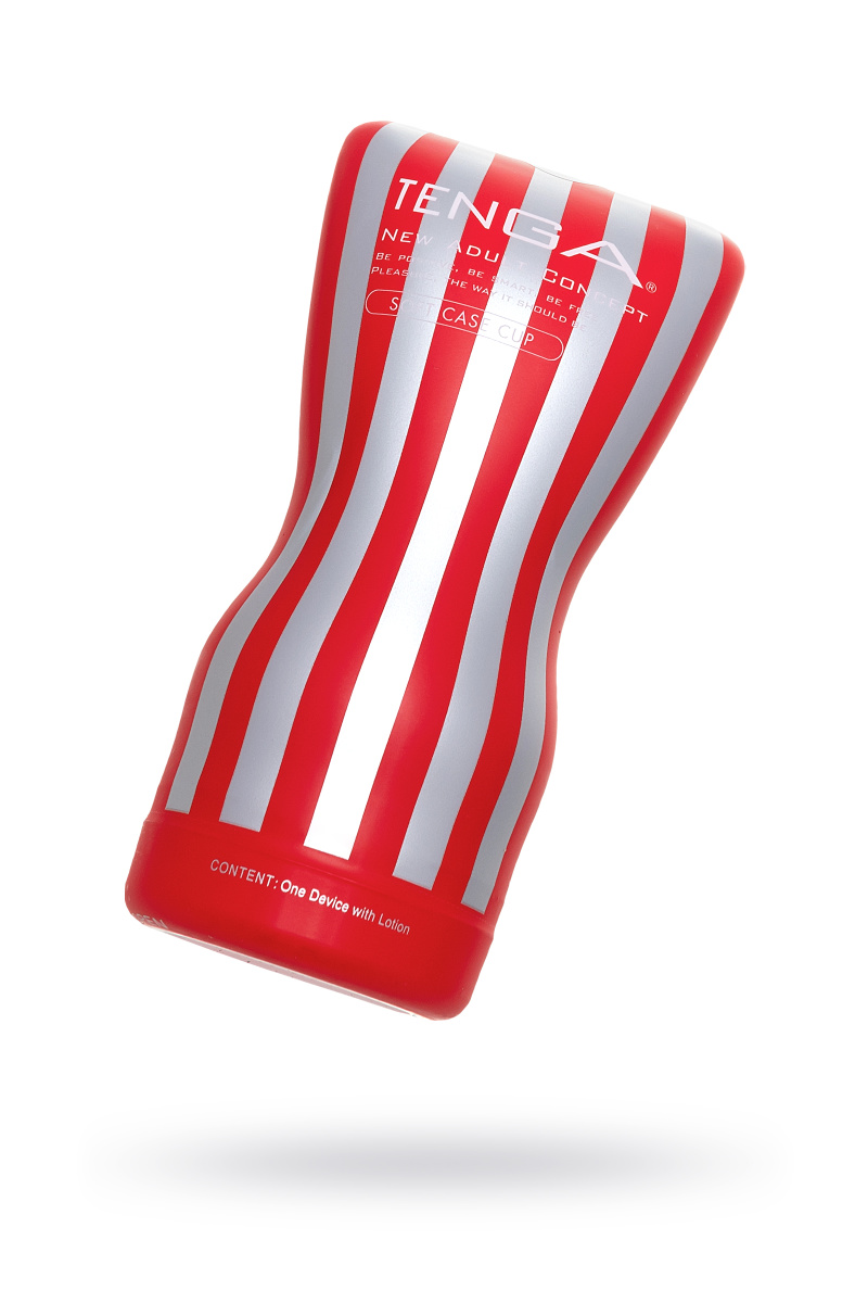 Нереалистичный мастурбатор TENGA  Soft Case Cup, TPE, белый, 15,5 см в магазине ESEXTOYS