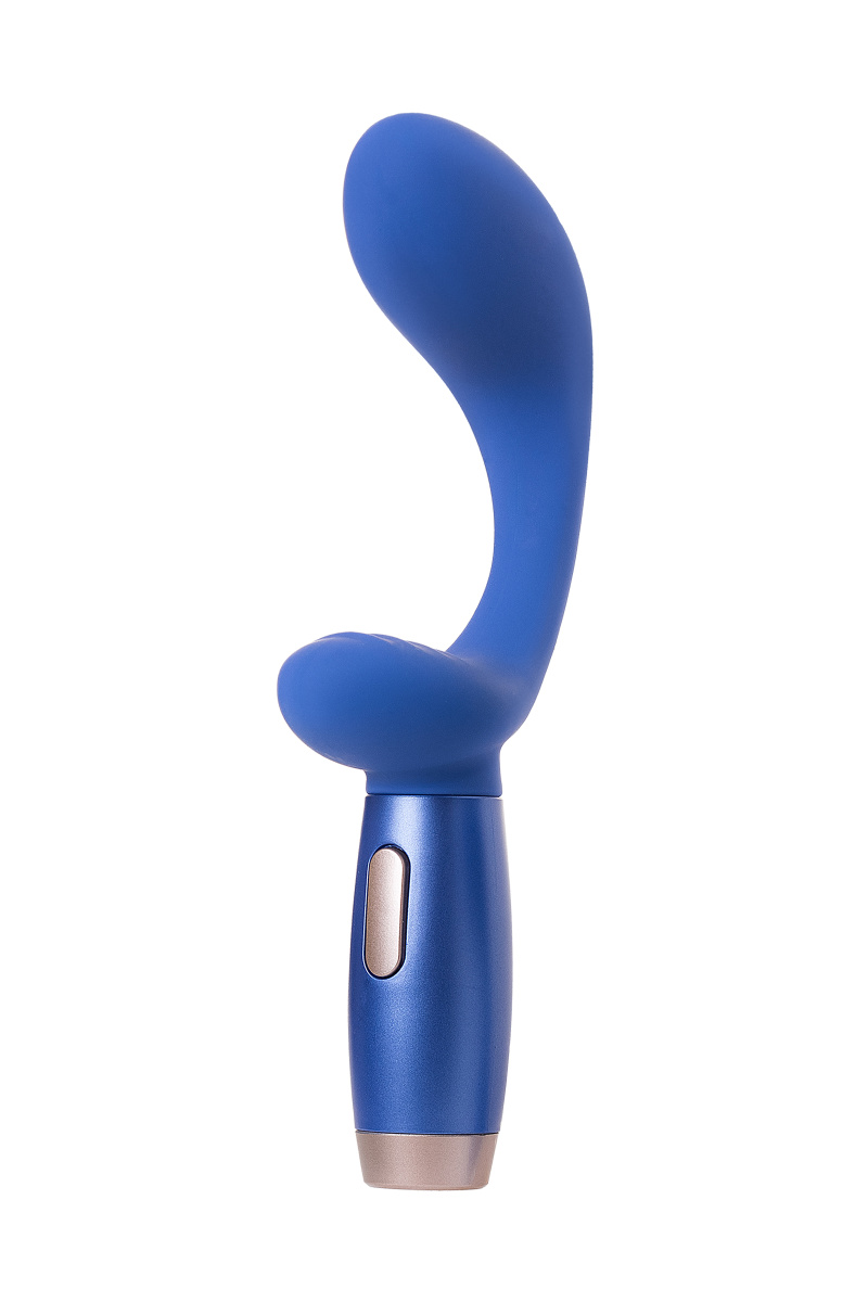 Нереалистичный вибратор Le Stelle PERKS SERIES EXC, силикон, синий, 17 см в магазине ESEXTOYS