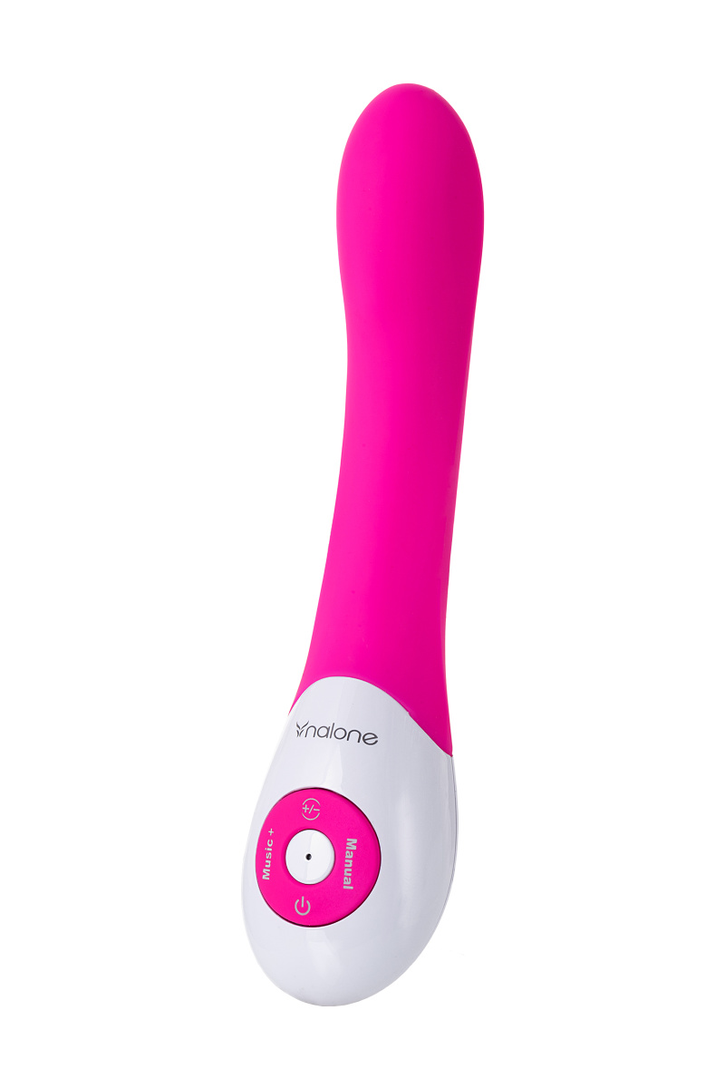 Нереалистичный вибратор Nalone Pulse, силикон, розовый, 21 см в магазине ESEXTOYS