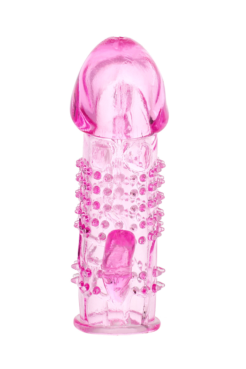 Насадка на пенис TOYFA, TPE, розовый, 13 см в магазине ESEXTOYS