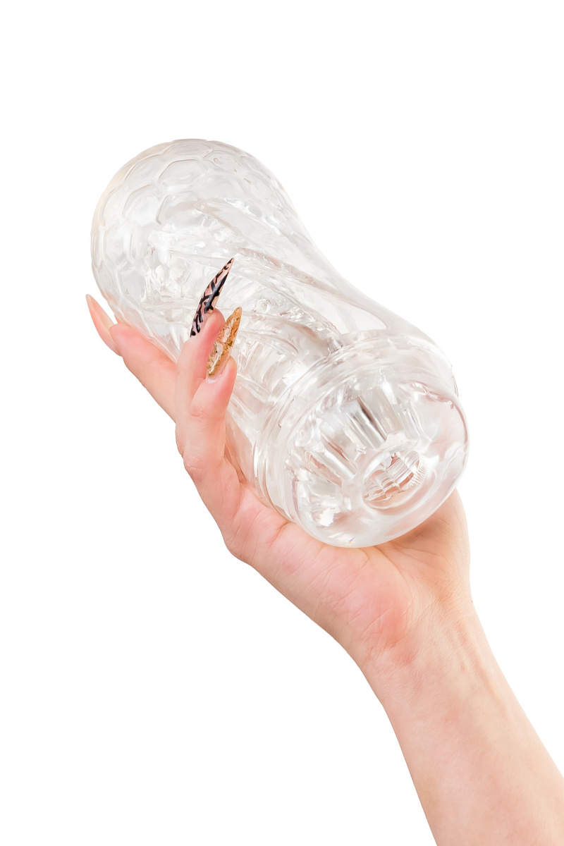 Мастурбатор A-Toys Jelf, ABS пластик, прозрачный, 18,5 см в магазине ESEXTOYS