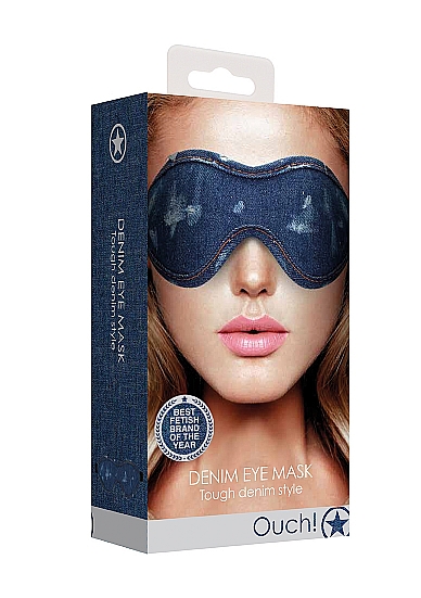 Джинсовая маска на глаза Roughend Denim Style в магазине ESEXTOYS