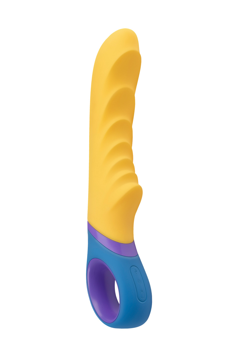 Нереалистичный вибратор PMV Tone - G-Spot, силикон, желтый, 23 см в магазине ESEXTOYS