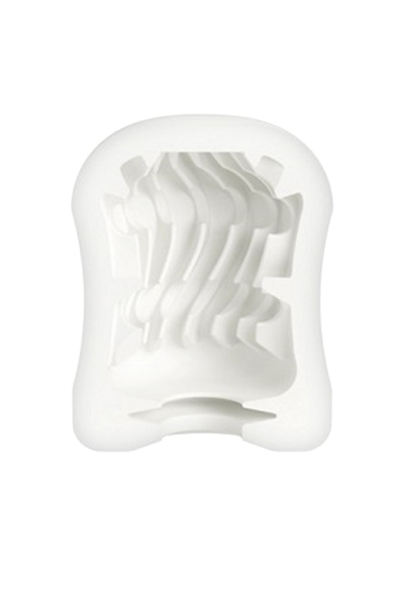 Мастурбатор Mystim MasturbaTIN Swirl Gir, TPE, белый, 4,5 см в магазине ESEXTOYS