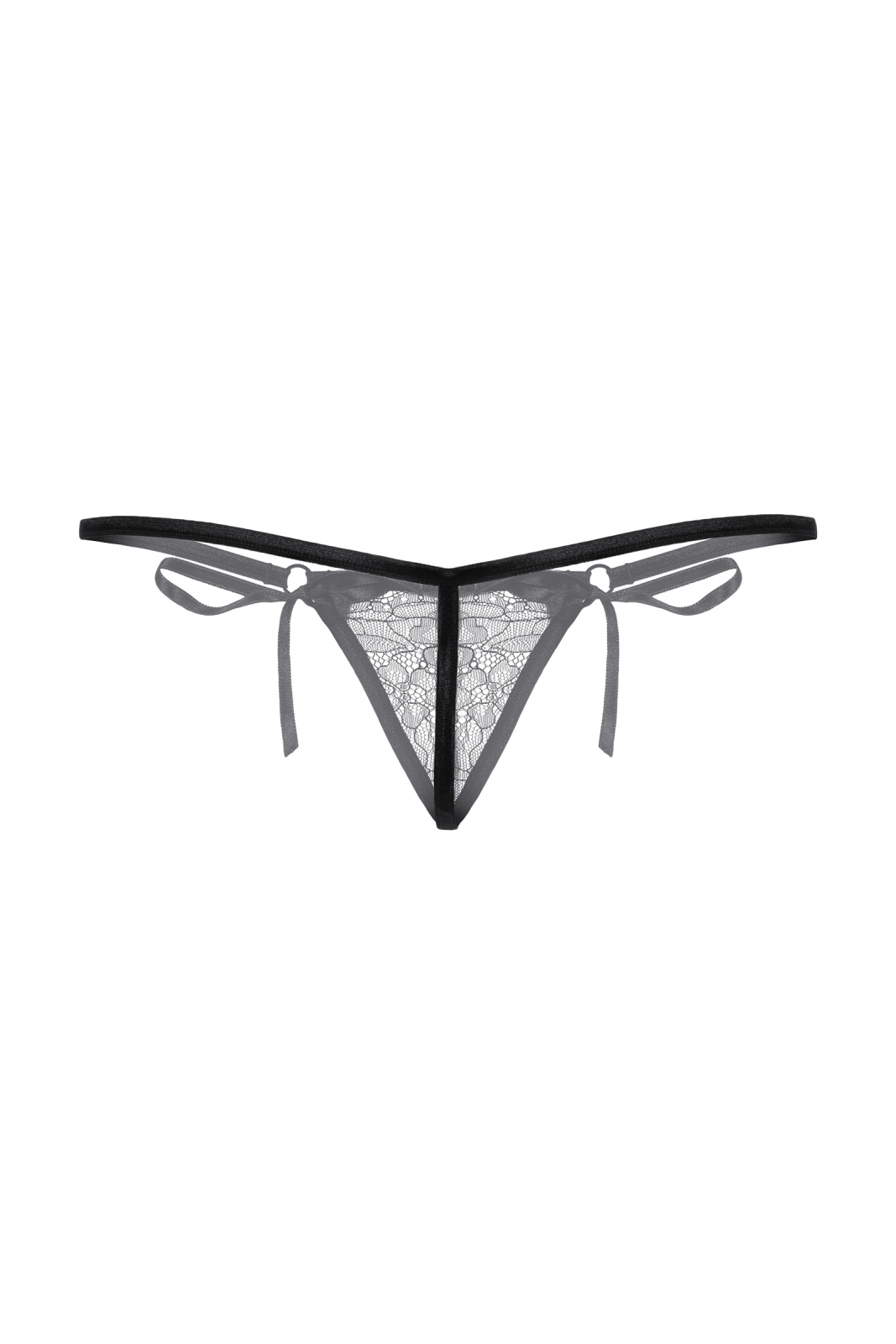 Стринги на завязках SoftLine Collection, черный, S/L в магазине ESEXTOYS