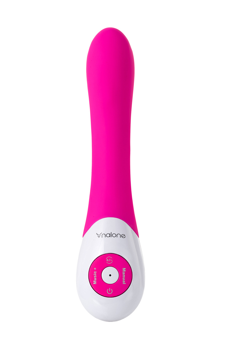 Нереалистичный вибратор Nalone Pulse, силикон, розовый, 21 см в магазине ESEXTOYS
