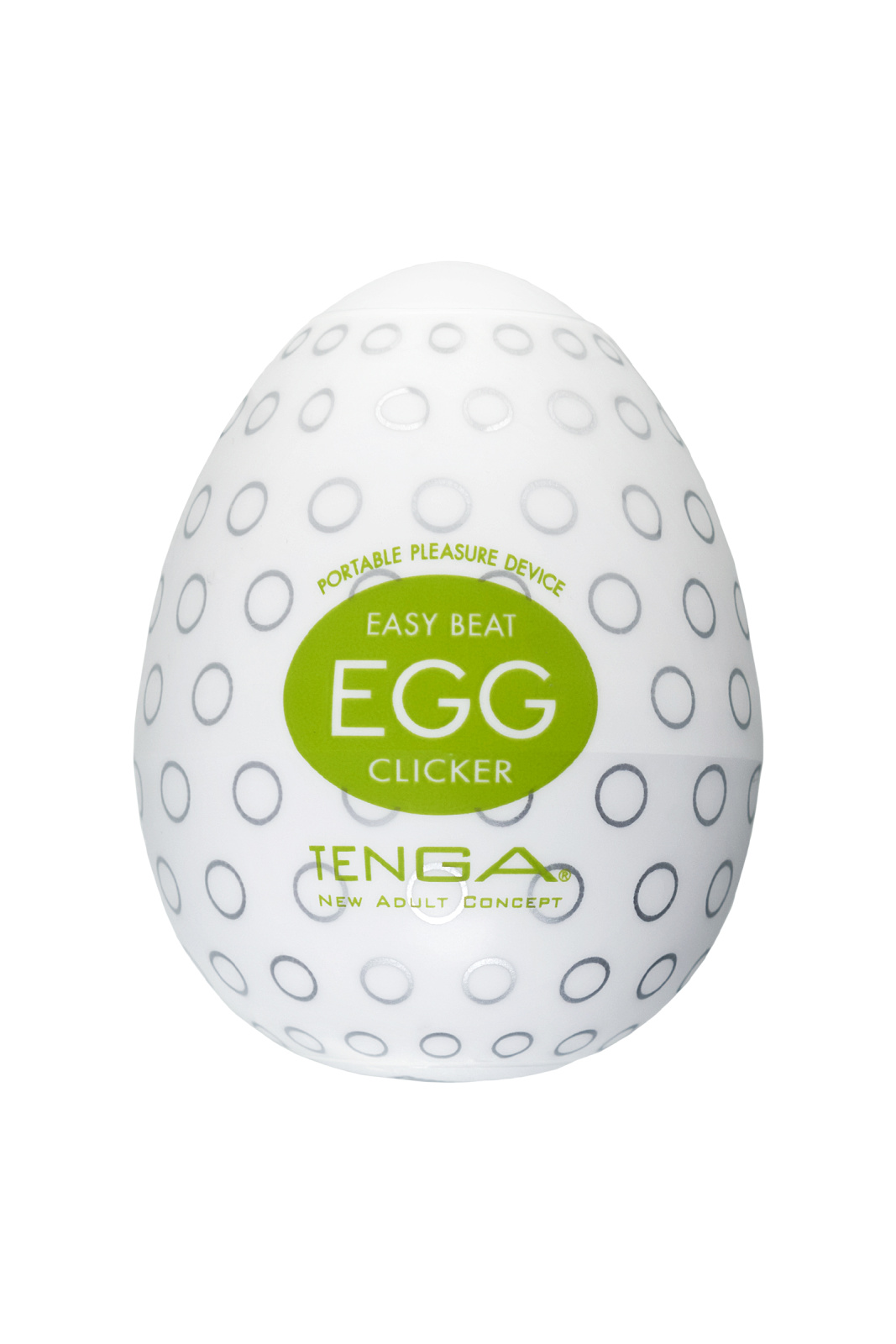 Нереалистичный мастурбатор TENGA № 2 Clicker, TPE, белый, 6,1 см в магазине ESEXTOYS