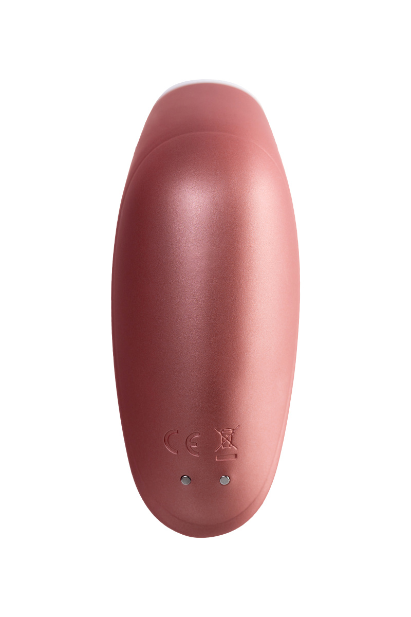 Вакуум-волновой бесконтактный стимулятор клитора Satisfyer Love Breeze, силикон, розовый, 9,5 см. в магазине ESEXTOYS