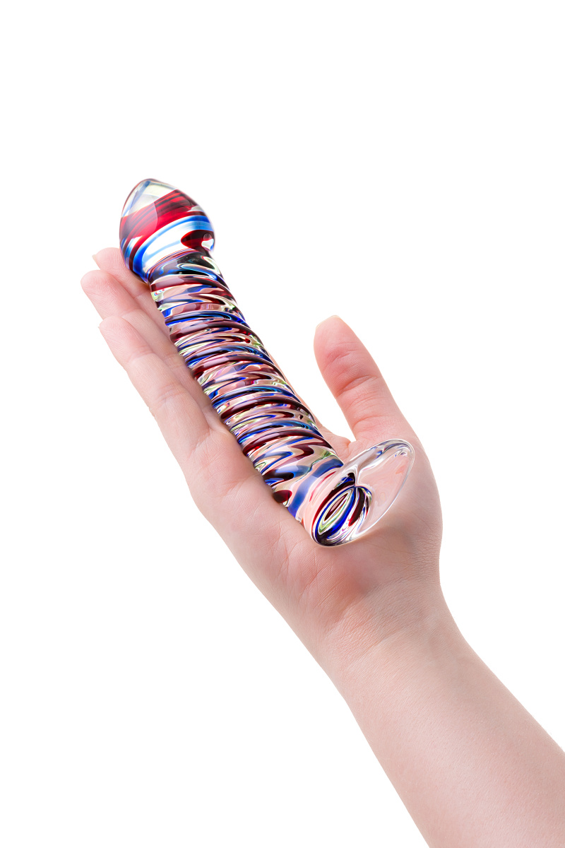 Нереалистичный фаллоимитатор Sexus Glass, стекло, прозрачный, 16,5 см в магазине ESEXTOYS